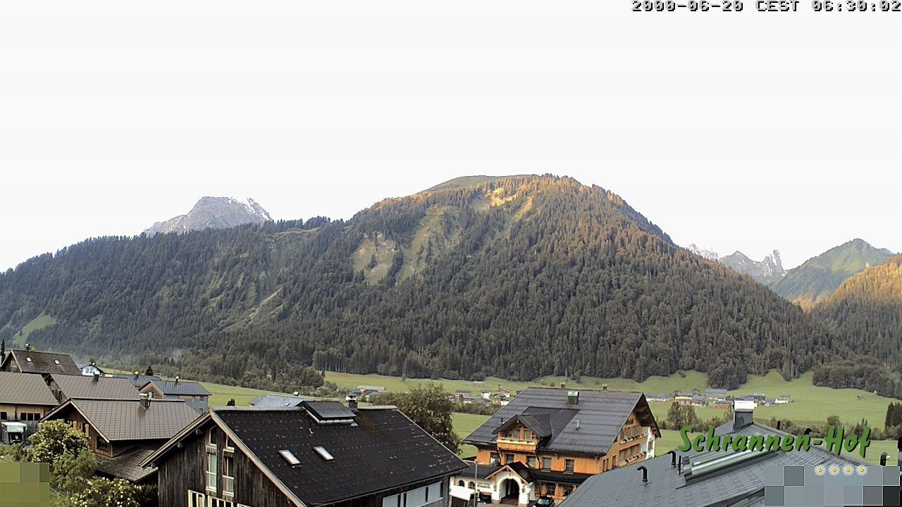 Archiv Foto Webcam Schrannen-Hof: Blick zum Zitterklapfen