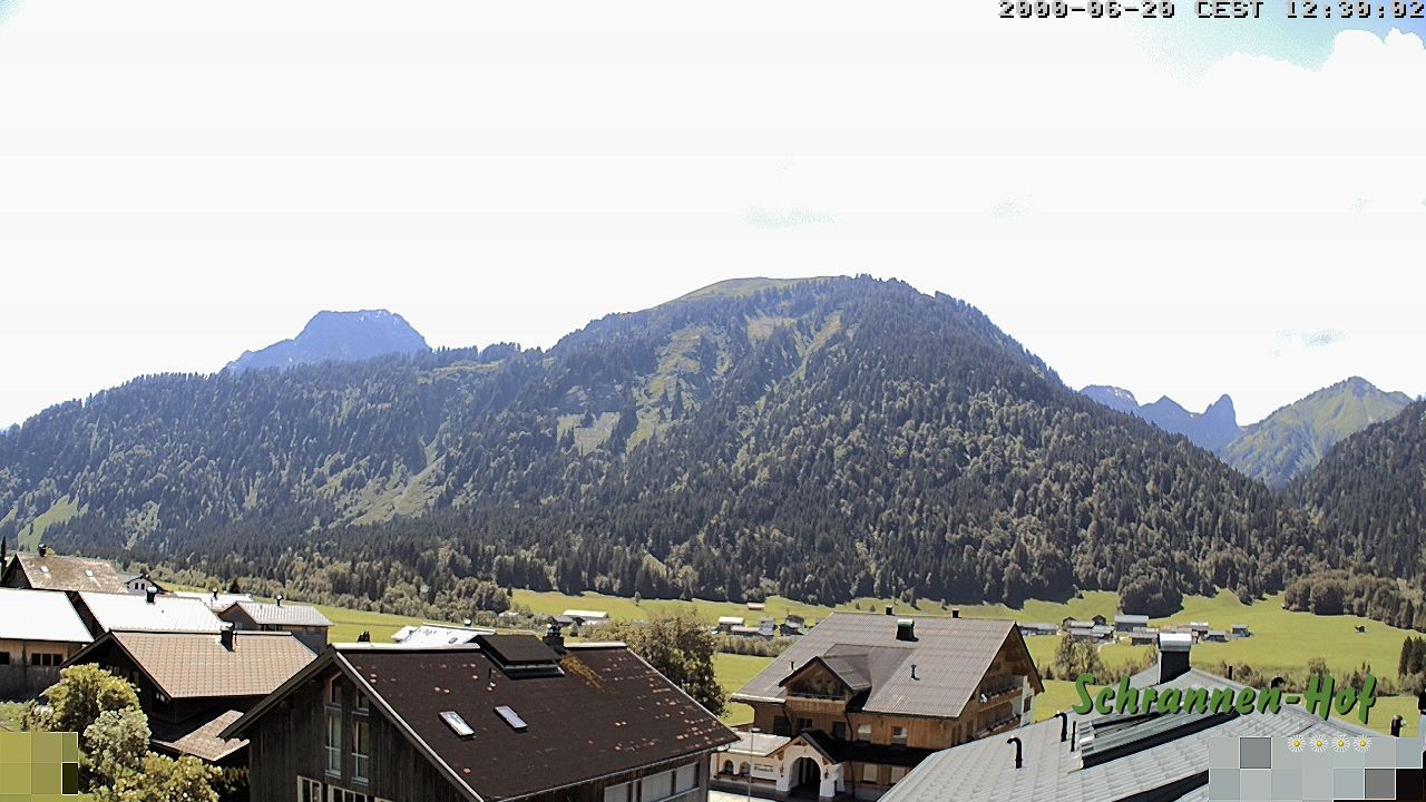 Archiv Foto Webcam Schrannen-Hof: Blick zum Zitterklapfen