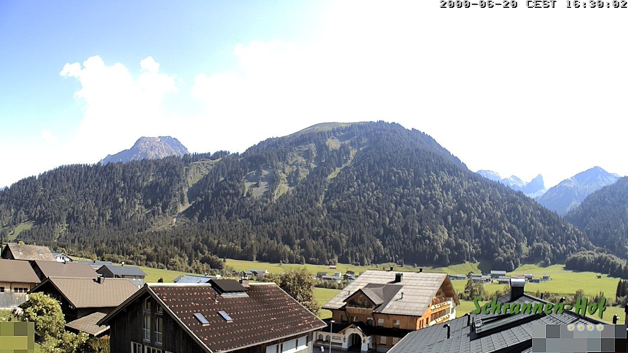Archiv Foto Webcam Schrannen-Hof: Blick zum Zitterklapfen