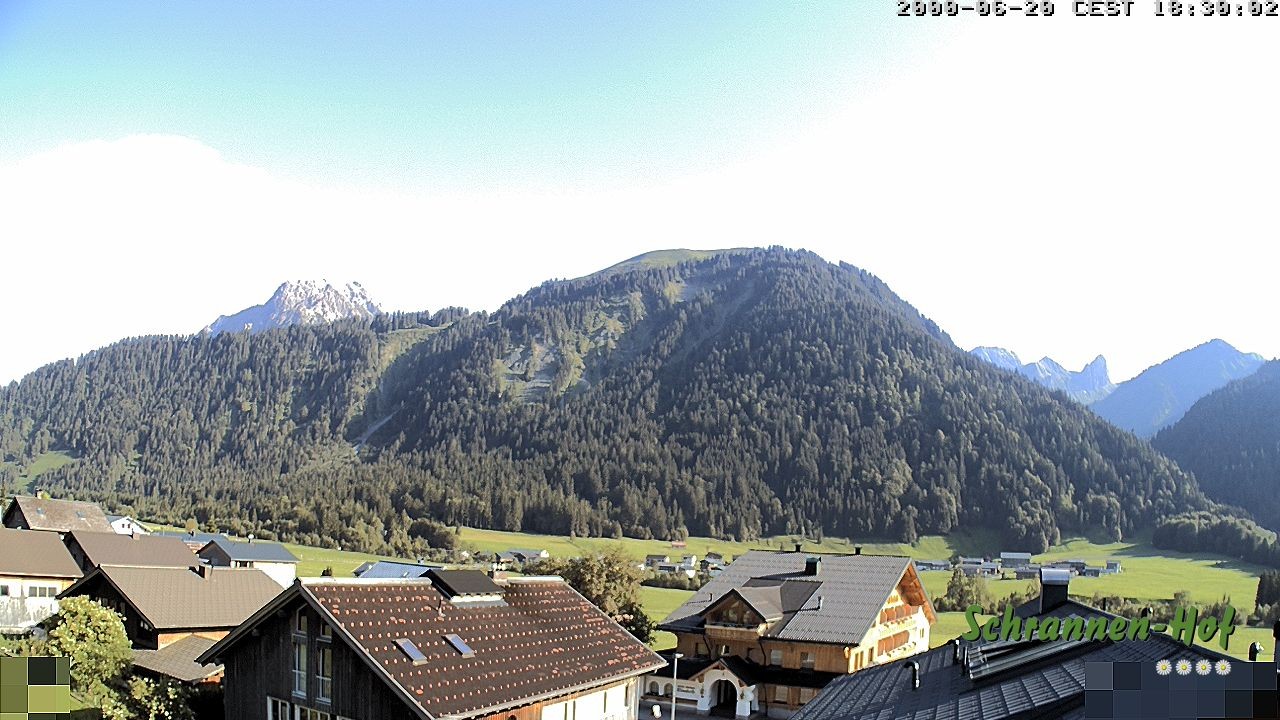 Archiv Foto Webcam Schrannen-Hof: Blick zum Zitterklapfen