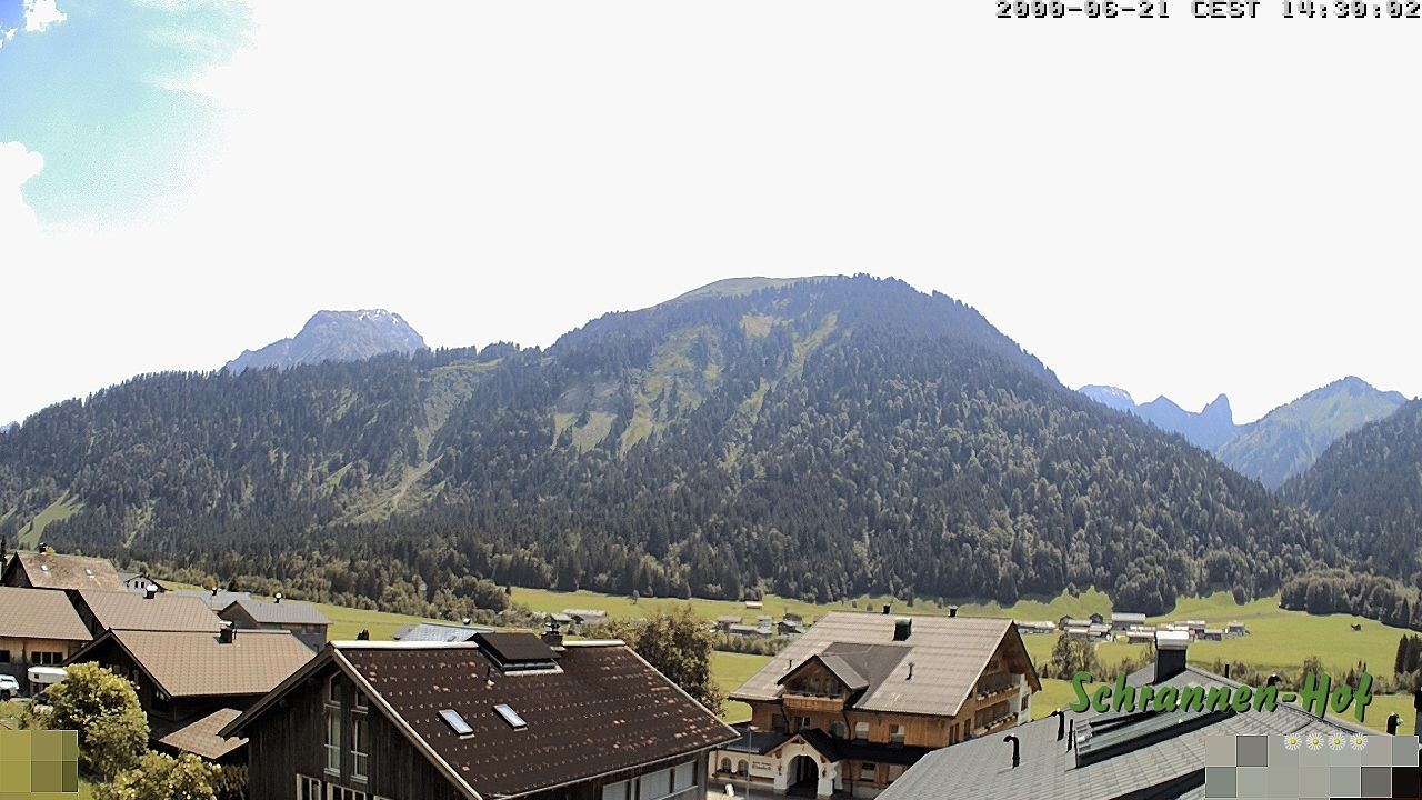 Archiv Foto Webcam Schrannen-Hof: Blick zum Zitterklapfen