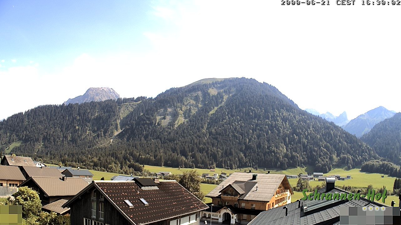 Archiv Foto Webcam Schrannen-Hof: Blick zum Zitterklapfen