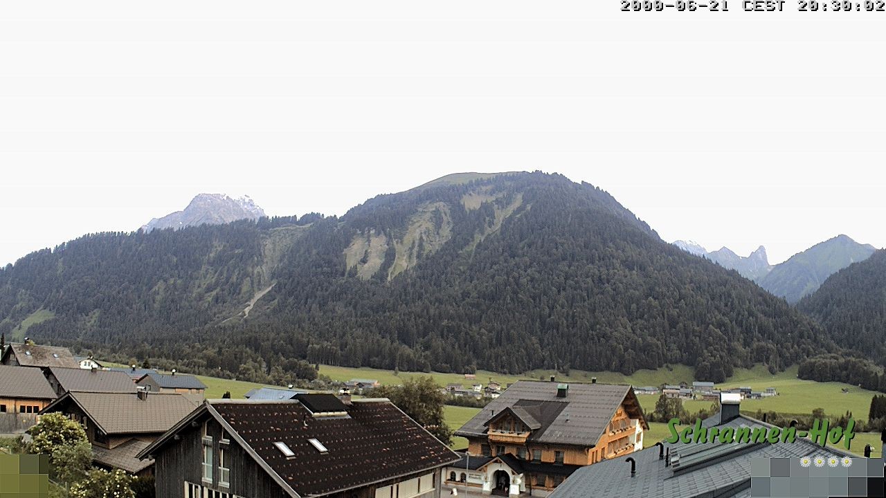 Archiv Foto Webcam Schrannen-Hof: Blick zum Zitterklapfen