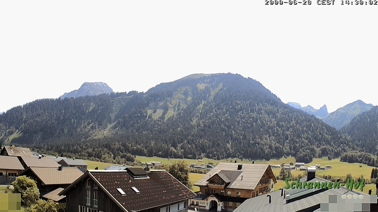 Archiv Foto Webcam Schrannen-Hof: Blick zum Zitterklapfen