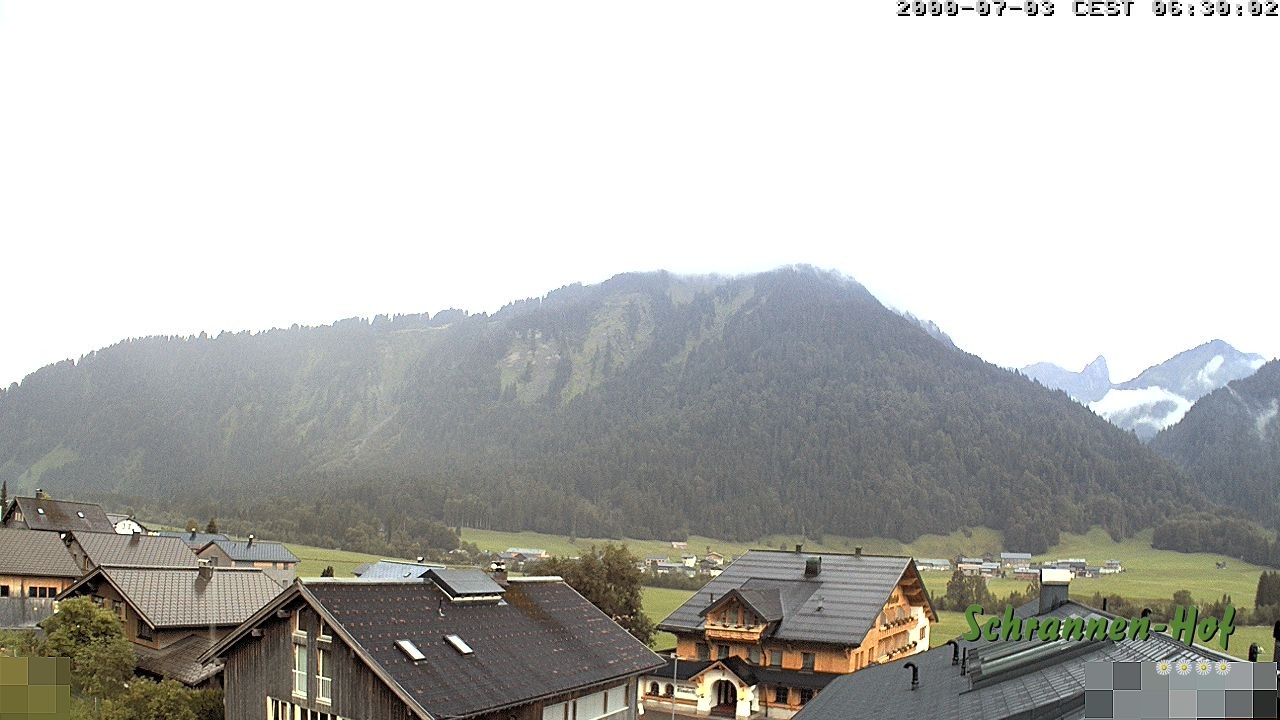 Archiv Foto Webcam Schrannen-Hof: Blick zum Zitterklapfen