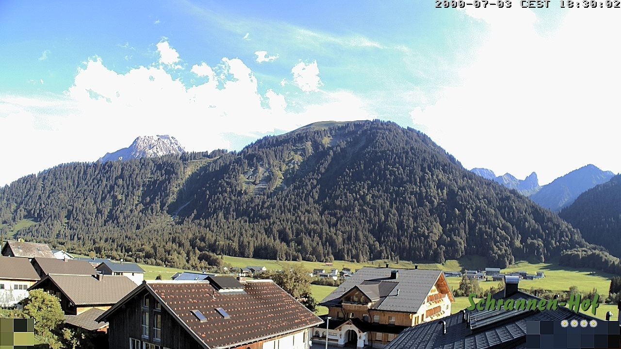 Archiv Foto Webcam Schrannen-Hof: Blick zum Zitterklapfen