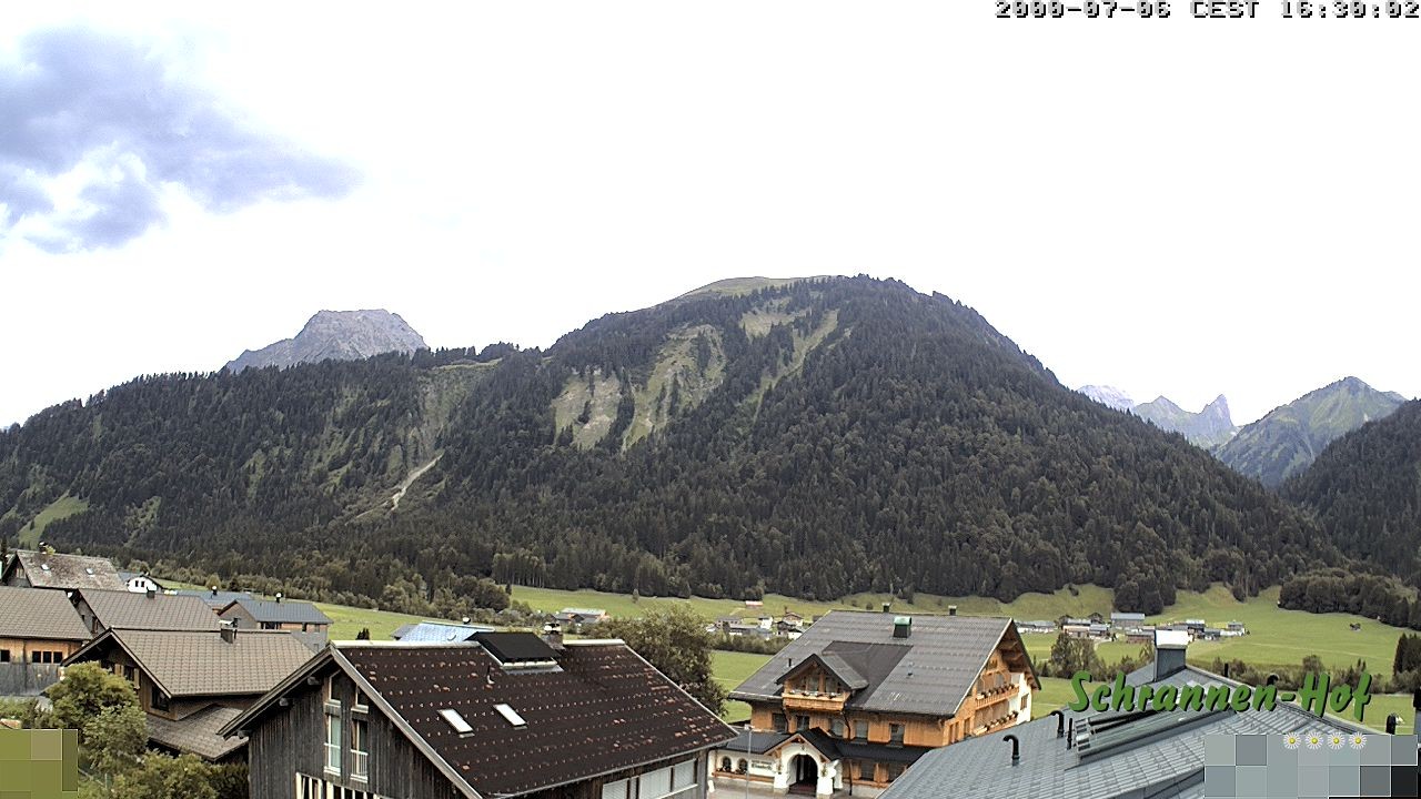 Archiv Foto Webcam Schrannen-Hof: Blick zum Zitterklapfen