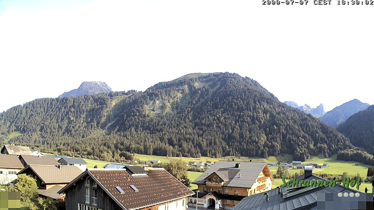 Archiv Foto Webcam Schrannen-Hof: Blick zum Zitterklapfen