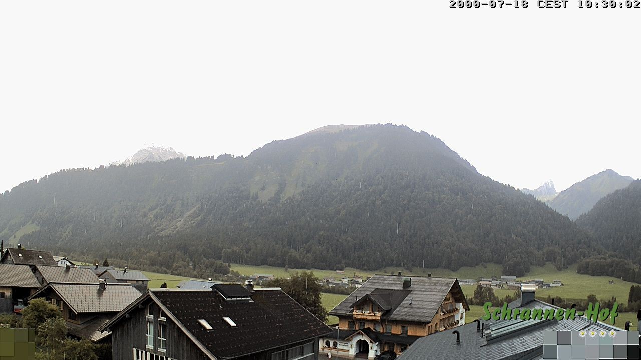 Archiv Foto Webcam Schrannen-Hof: Blick zum Zitterklapfen