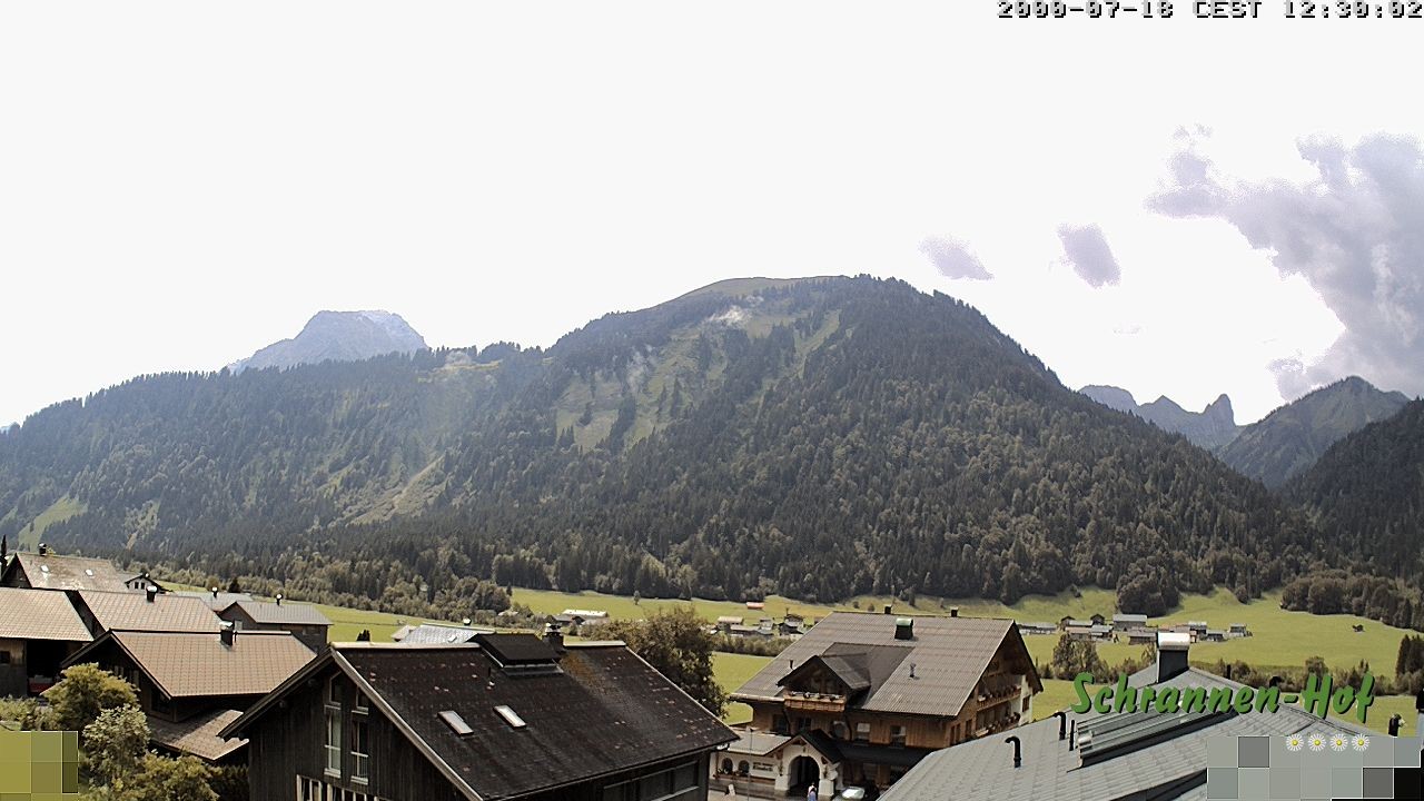 Archiv Foto Webcam Schrannen-Hof: Blick zum Zitterklapfen