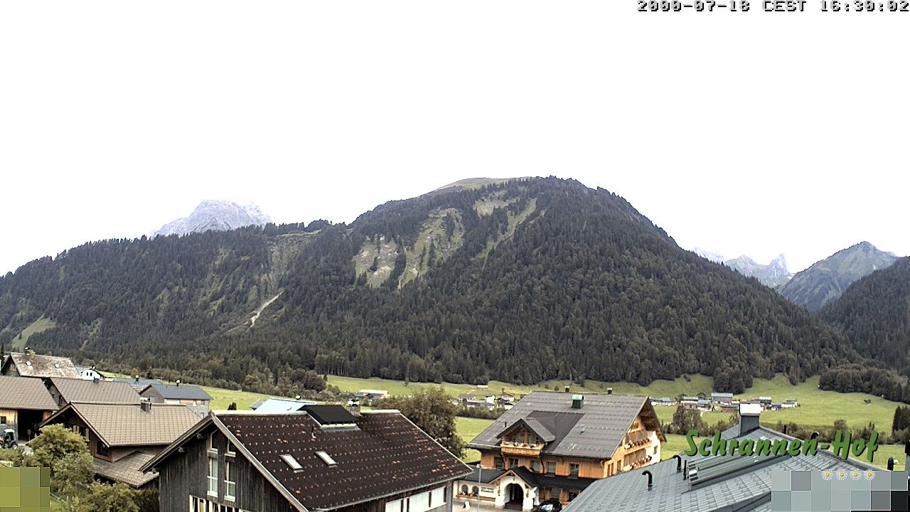 Archiv Foto Webcam Schrannen-Hof: Blick zum Zitterklapfen