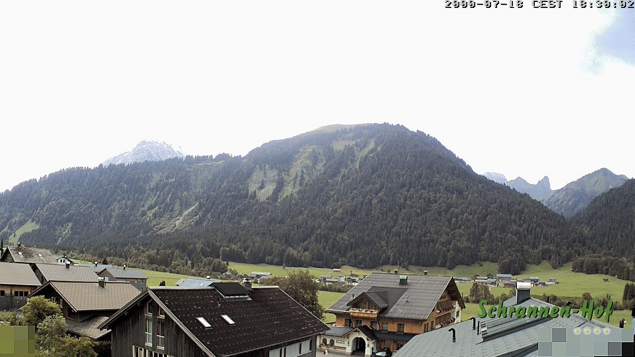 Archiv Foto Webcam Schrannen-Hof: Blick zum Zitterklapfen