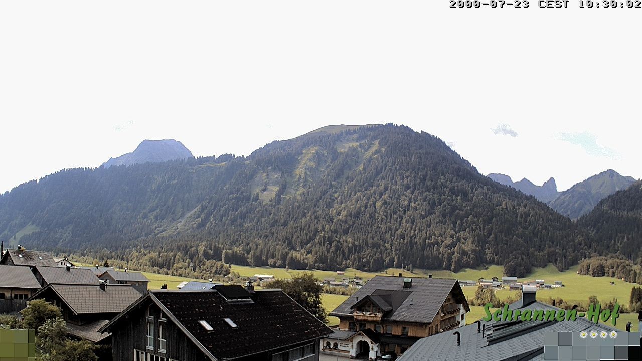 Archiv Foto Webcam Schrannen-Hof: Blick zum Zitterklapfen