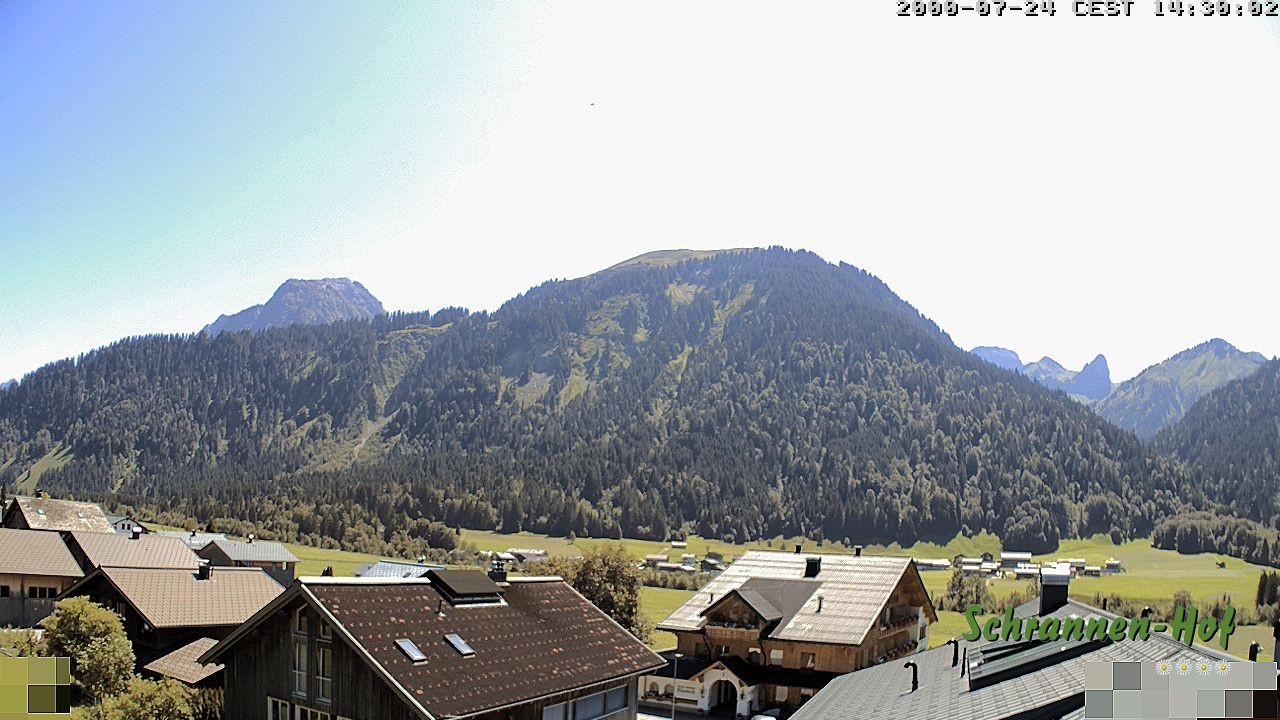 Archiv Foto Webcam Schrannen-Hof: Blick zum Zitterklapfen