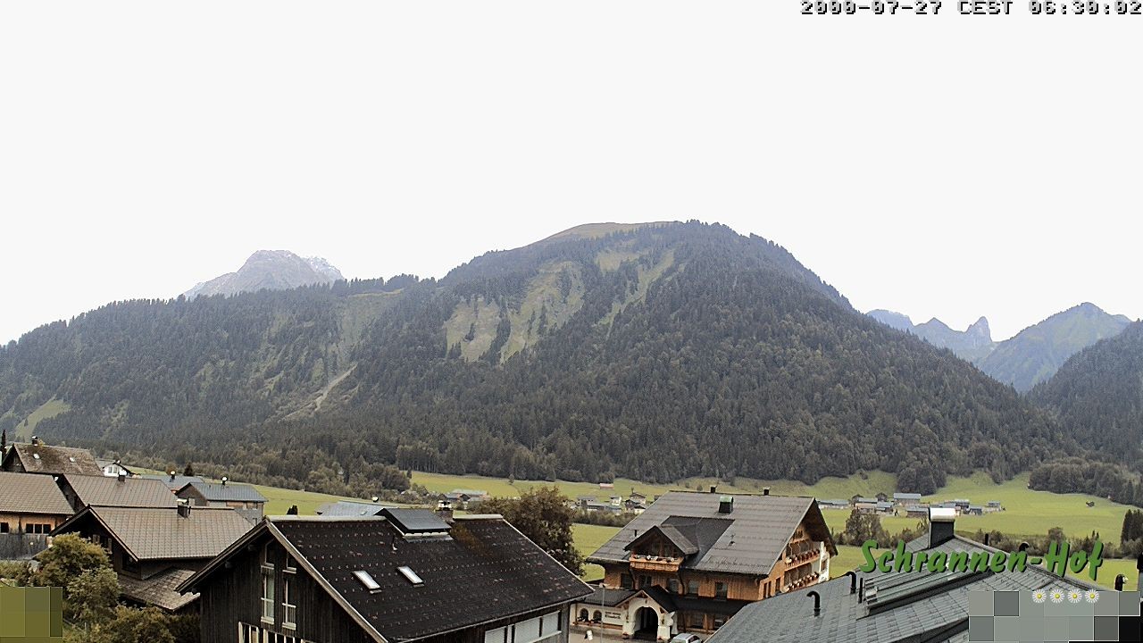 Archiv Foto Webcam Schrannen-Hof: Blick zum Zitterklapfen