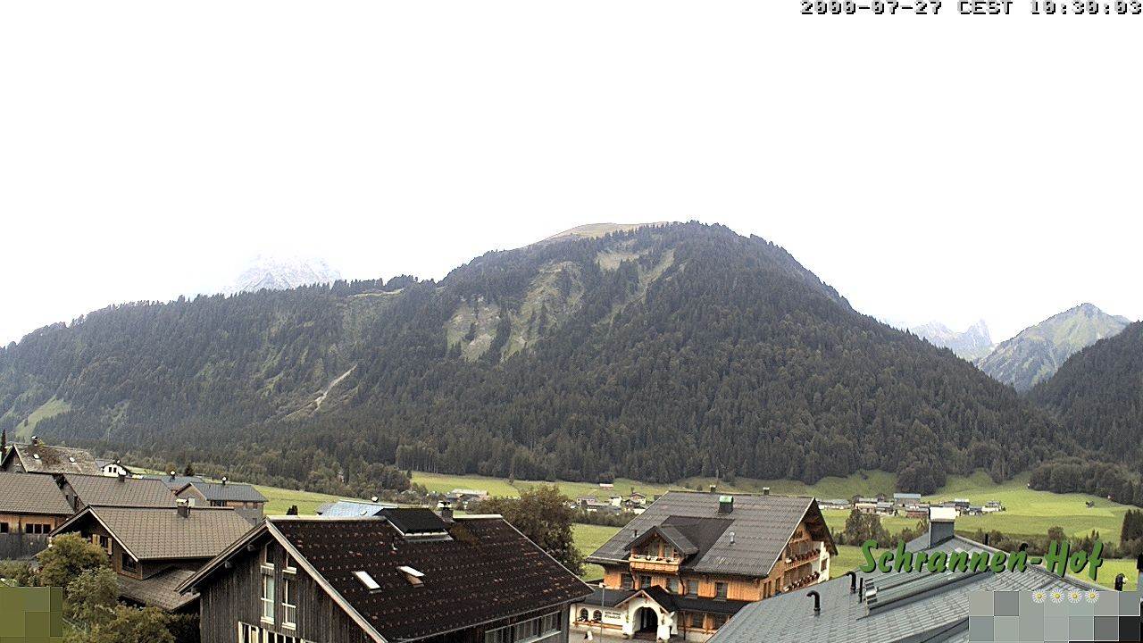 Archiv Foto Webcam Schrannen-Hof: Blick zum Zitterklapfen