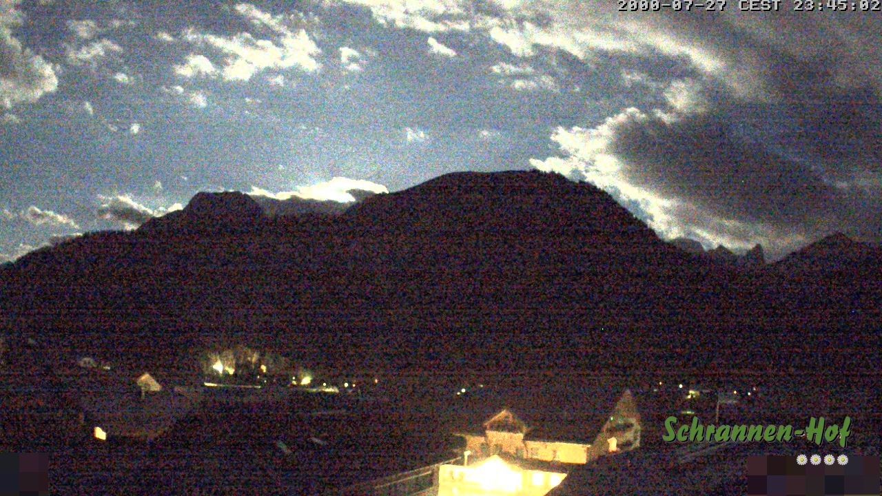Archiv Foto Webcam Schrannen-Hof: Blick zum Zitterklapfen
