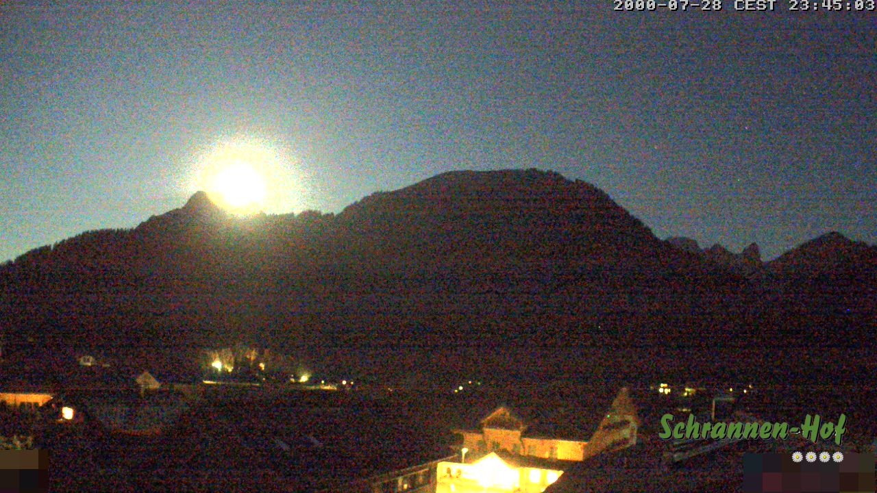 Archived image Webcam Schoppernau: Mt. Zitterklapfen