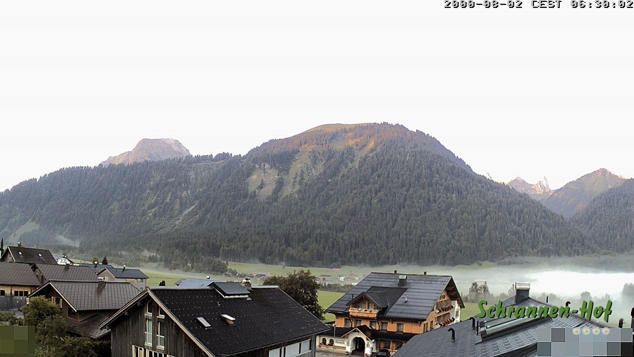 Archiv Foto Webcam Schrannen-Hof: Blick zum Zitterklapfen