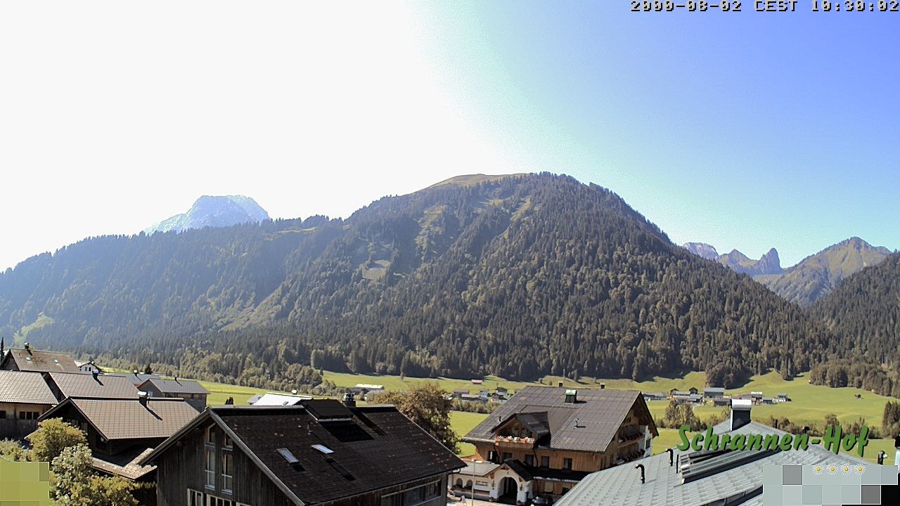 Archiv Foto Webcam Schrannen-Hof: Blick zum Zitterklapfen