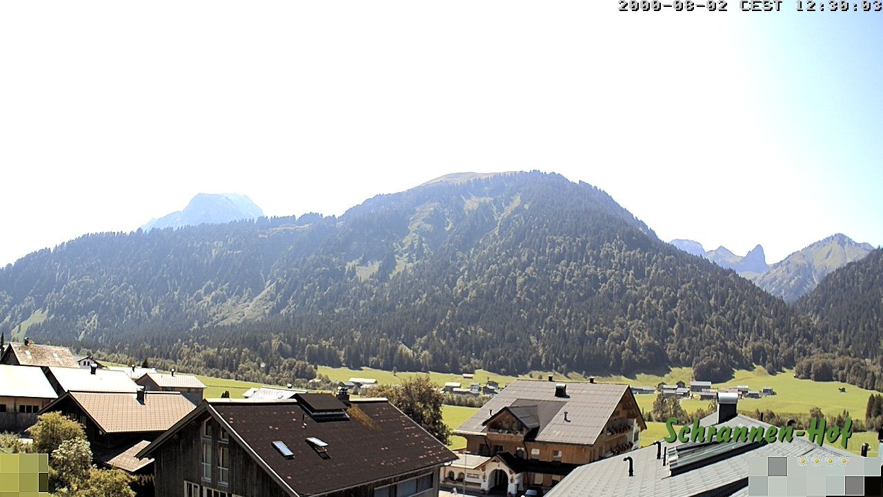 Archiv Foto Webcam Schrannen-Hof: Blick zum Zitterklapfen