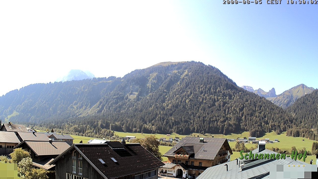 Archiv Foto Webcam Schrannen-Hof: Blick zum Zitterklapfen