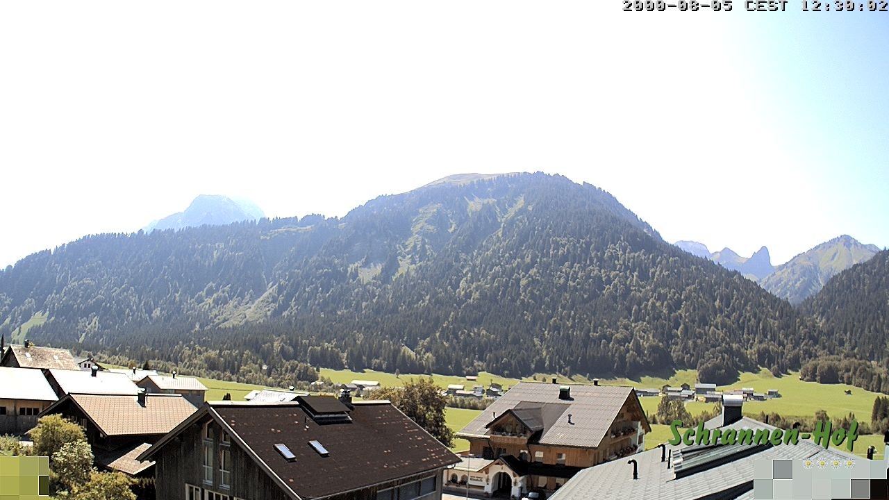 Archiv Foto Webcam Schrannen-Hof: Blick zum Zitterklapfen
