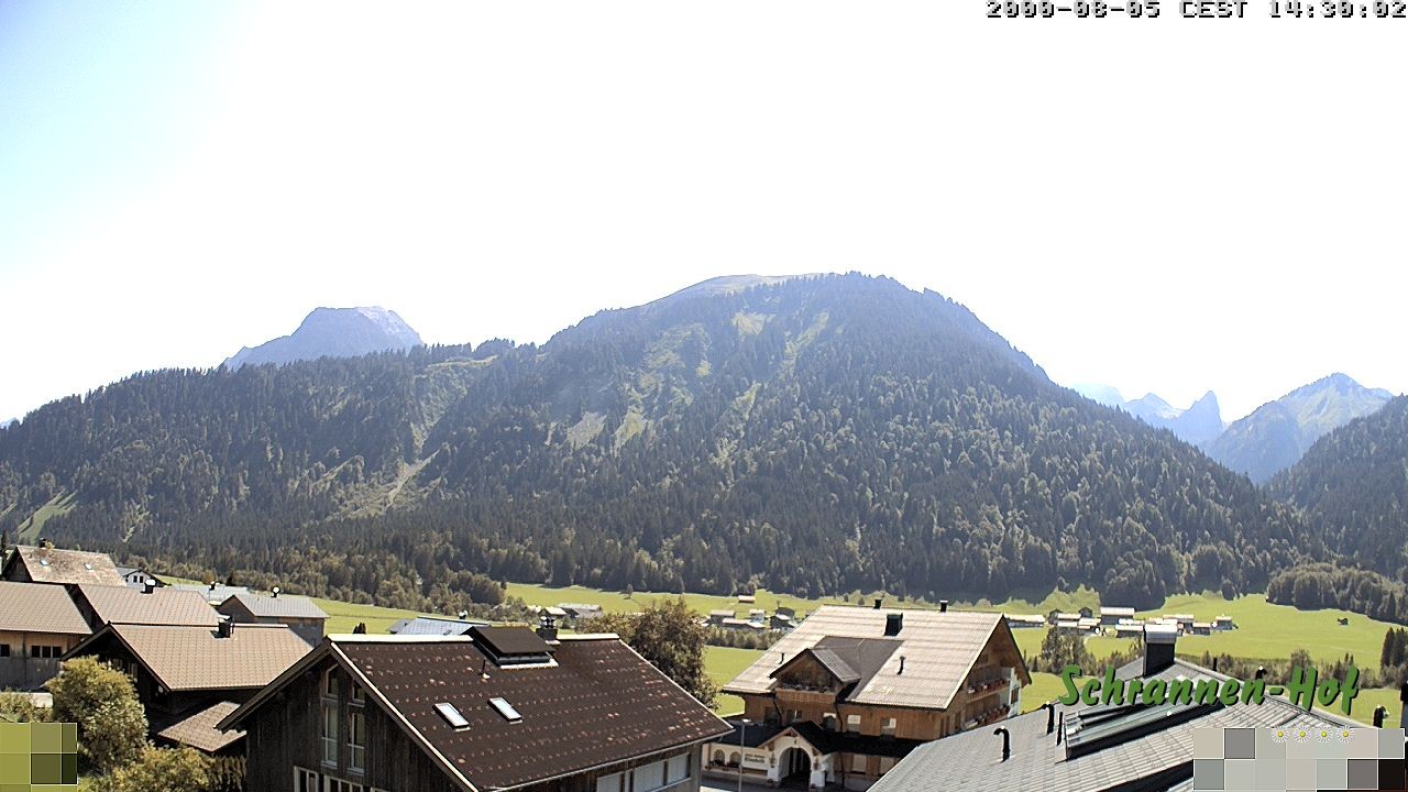 Archiv Foto Webcam Schrannen-Hof: Blick zum Zitterklapfen