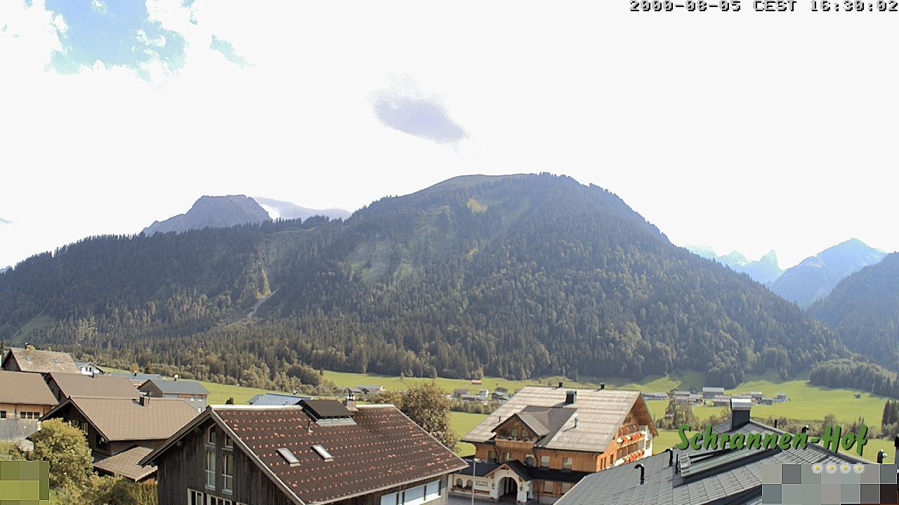 Archiv Foto Webcam Schrannen-Hof: Blick zum Zitterklapfen