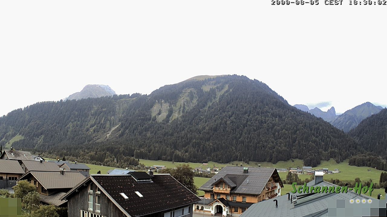 Archiv Foto Webcam Schrannen-Hof: Blick zum Zitterklapfen