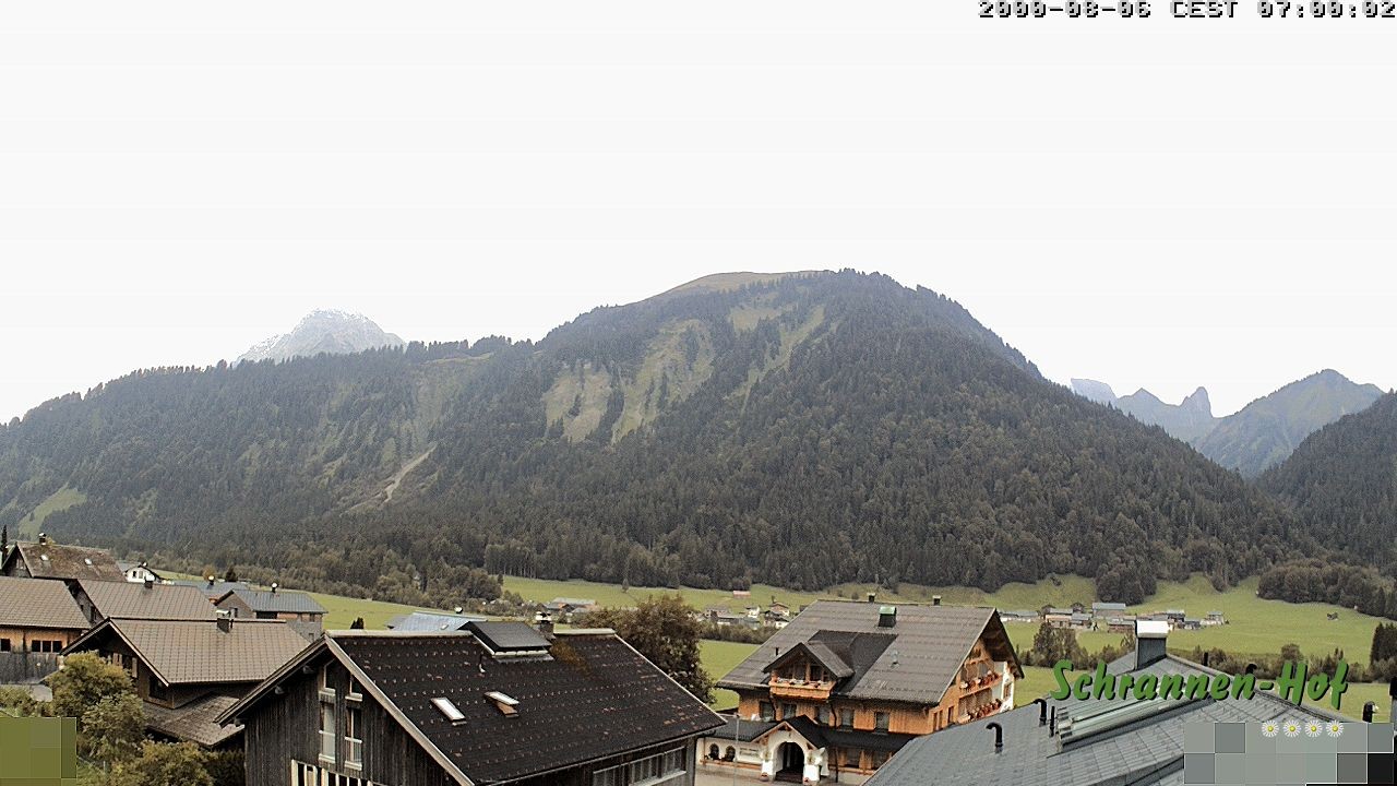 Archiv Foto Webcam Schrannen-Hof: Blick zum Zitterklapfen