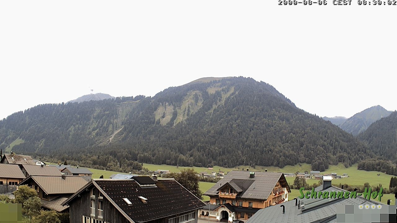 Archiv Foto Webcam Schrannen-Hof: Blick zum Zitterklapfen