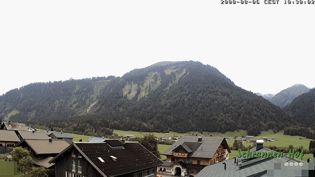 Archiv Foto Webcam Schrannen-Hof: Blick zum Zitterklapfen