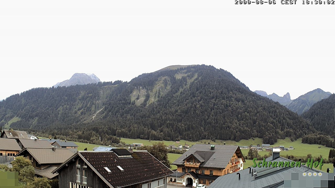 Archiv Foto Webcam Schrannen-Hof: Blick zum Zitterklapfen