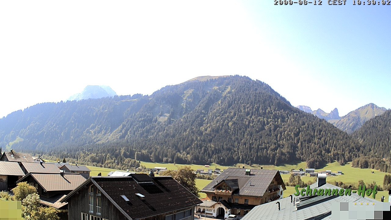 Archiv Foto Webcam Schrannen-Hof: Blick zum Zitterklapfen