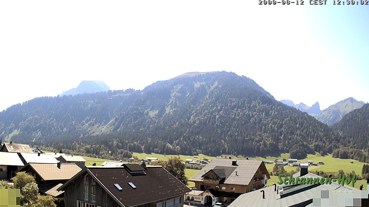 Archiv Foto Webcam Schrannen-Hof: Blick zum Zitterklapfen