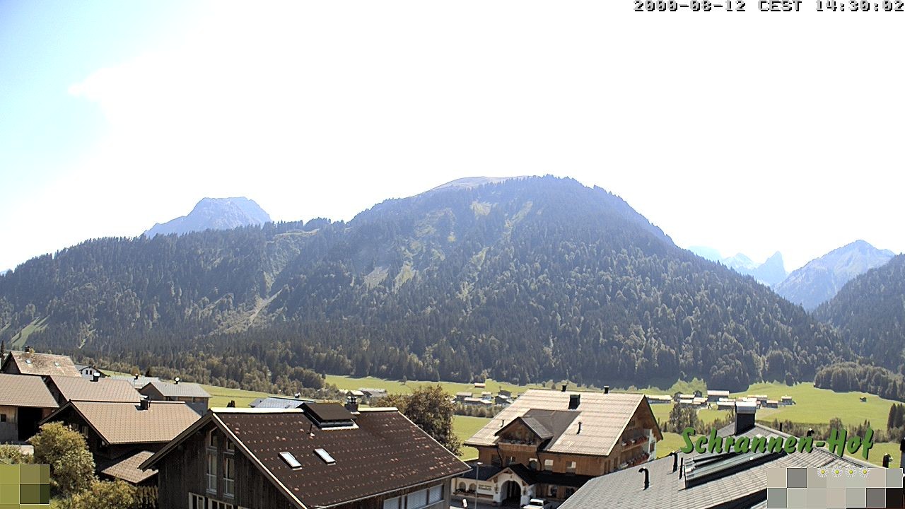 Archiv Foto Webcam Schrannen-Hof: Blick zum Zitterklapfen