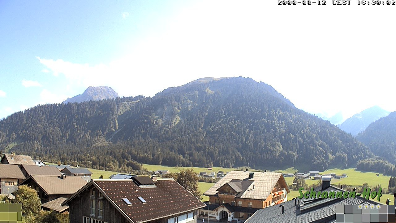 Archiv Foto Webcam Schrannen-Hof: Blick zum Zitterklapfen