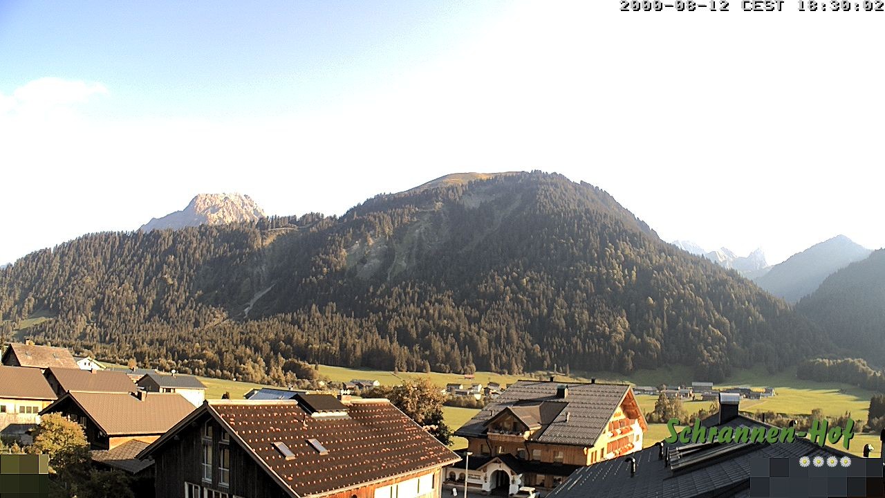 Archiv Foto Webcam Schrannen-Hof: Blick zum Zitterklapfen