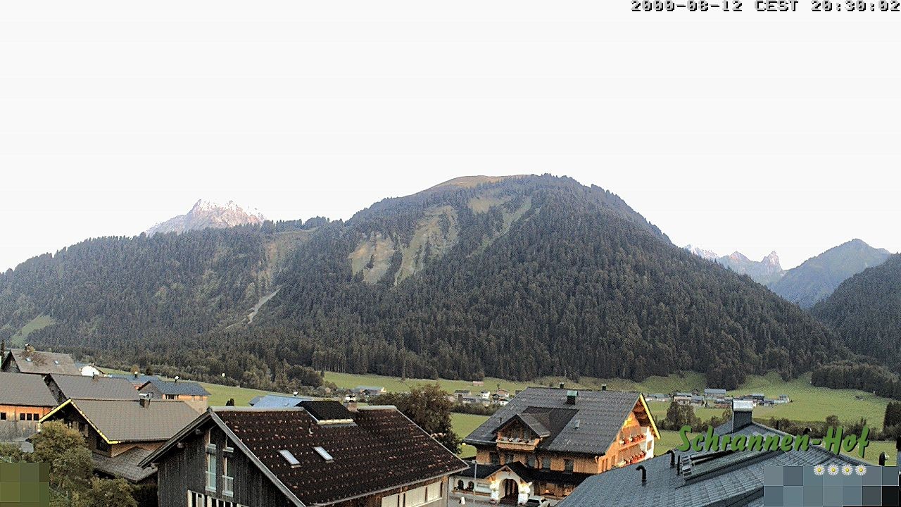 Archiv Foto Webcam Schrannen-Hof: Blick zum Zitterklapfen