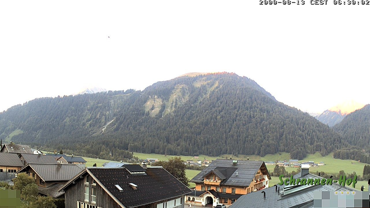 Archiv Foto Webcam Schrannen-Hof: Blick zum Zitterklapfen