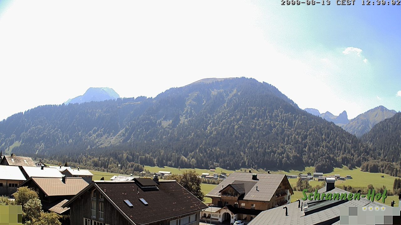 Archiv Foto Webcam Schrannen-Hof: Blick zum Zitterklapfen