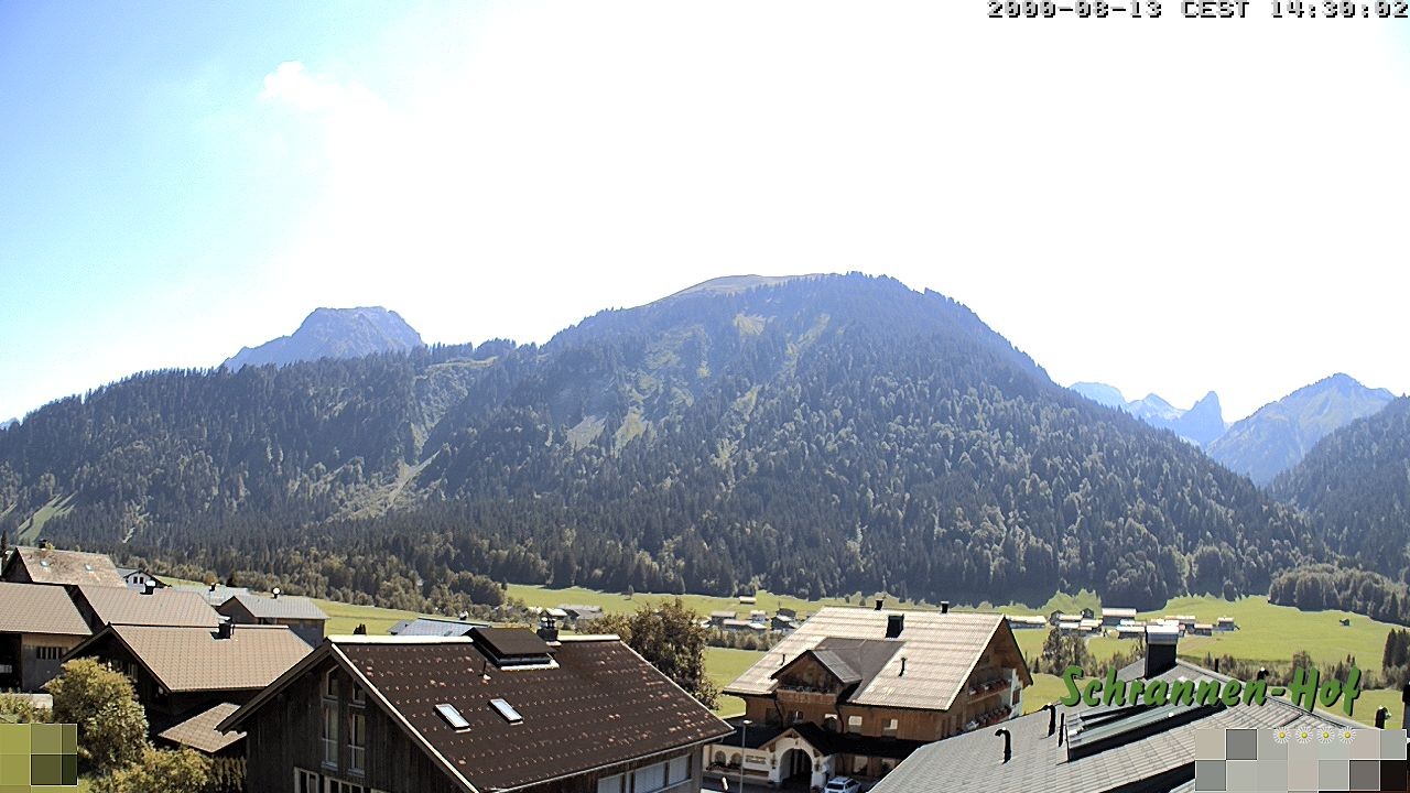 Archiv Foto Webcam Schrannen-Hof: Blick zum Zitterklapfen