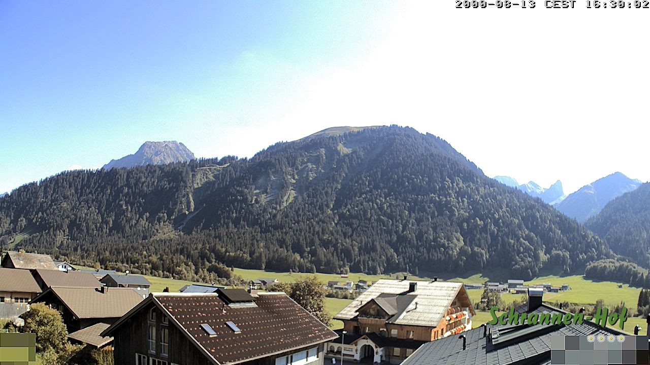 Archiv Foto Webcam Schrannen-Hof: Blick zum Zitterklapfen