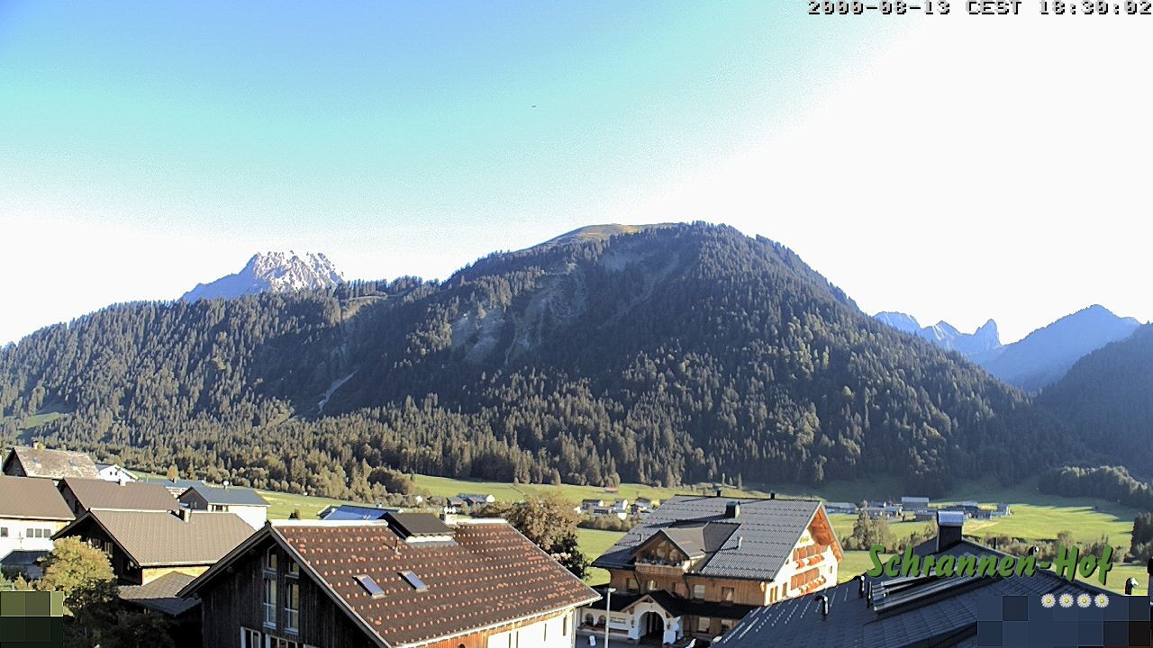 Archiv Foto Webcam Schrannen-Hof: Blick zum Zitterklapfen
