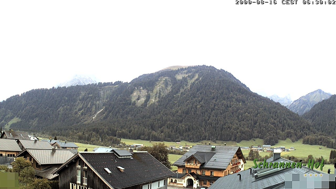 Archiv Foto Webcam Schrannen-Hof: Blick zum Zitterklapfen