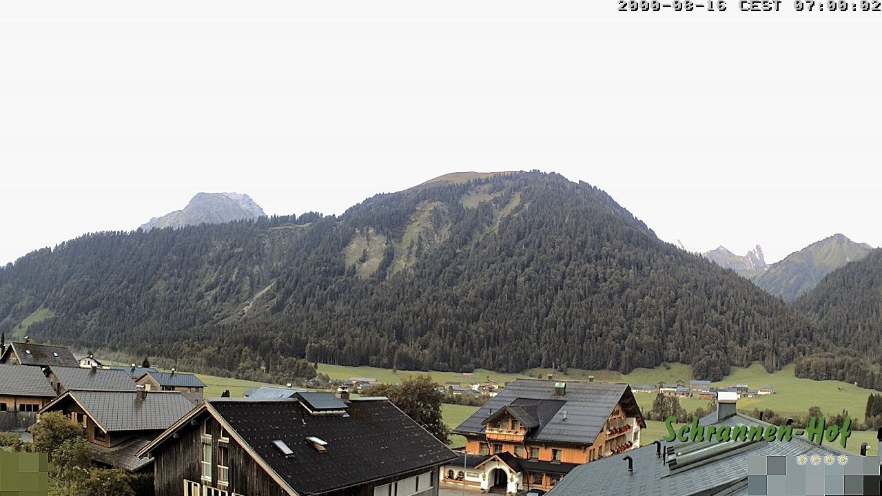 Archiv Foto Webcam Schrannen-Hof: Blick zum Zitterklapfen