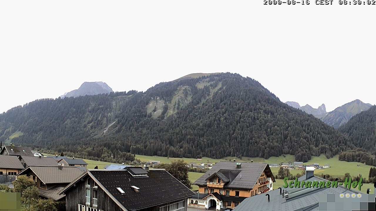 Archiv Foto Webcam Schrannen-Hof: Blick zum Zitterklapfen