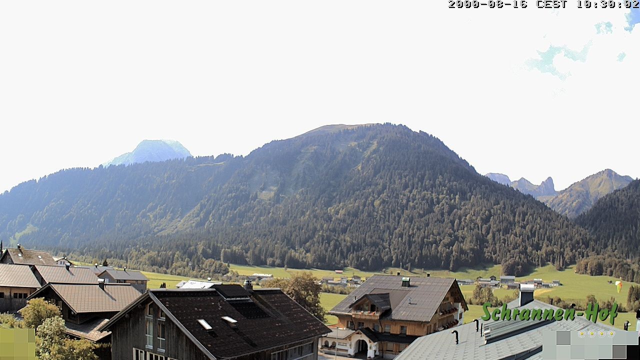 Archiv Foto Webcam Schrannen-Hof: Blick zum Zitterklapfen