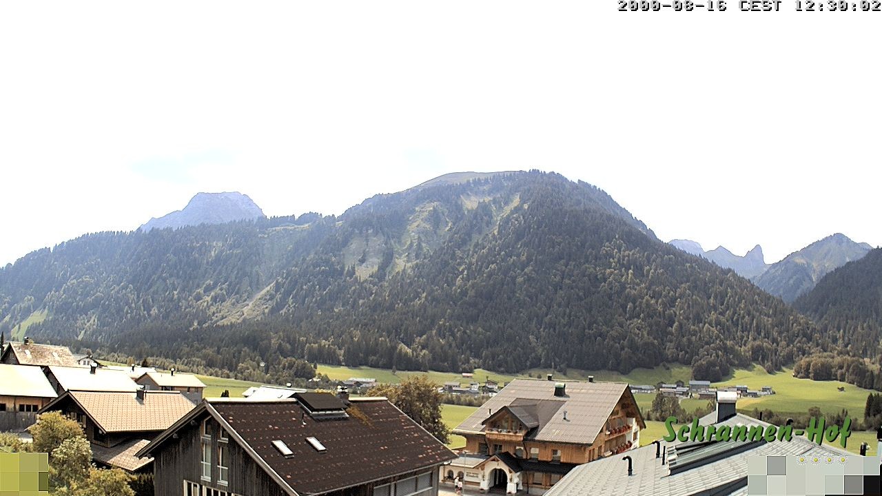 Archiv Foto Webcam Schrannen-Hof: Blick zum Zitterklapfen
